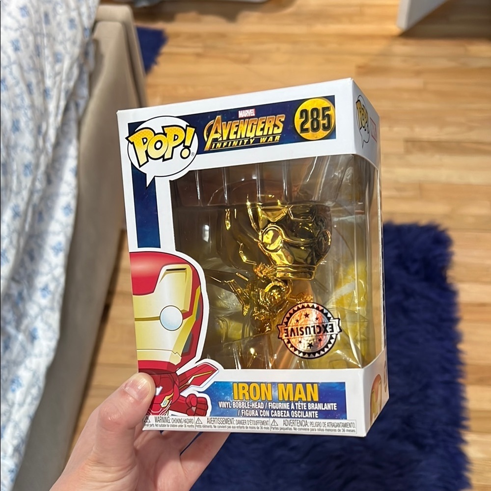 Funko Pop! Marvel Gold Chrome Iron Man #285 – Avengers: Infinity War